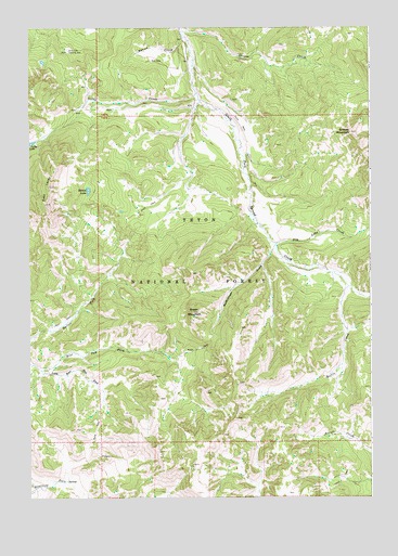 Green Mountain, WY USGS Topographic Map