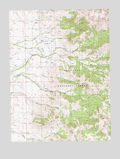 Green Mountain, NV USGS Topographic Map