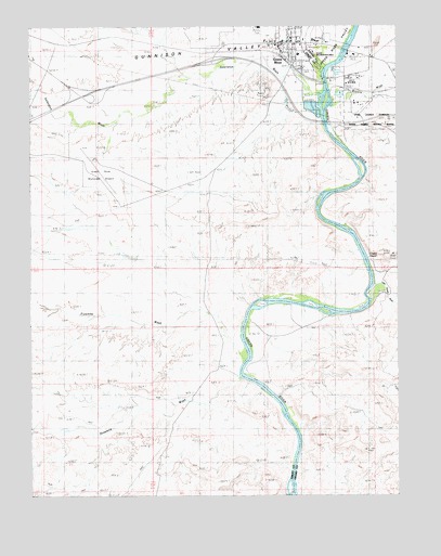 Green River, UT USGS Topographic Map