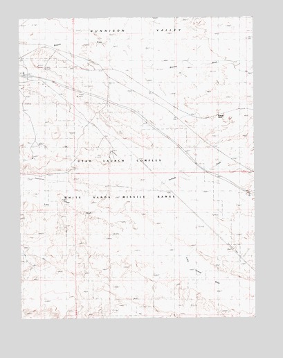 Green River NE, UT USGS Topographic Map