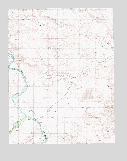 Green River SE, UT USGS Topographic Map