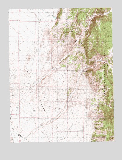 Green Springs, NV USGS Topographic Map