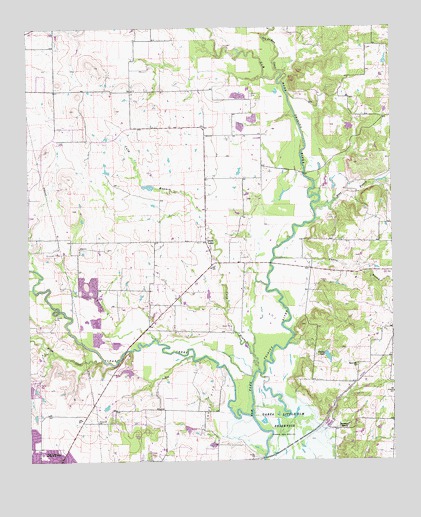 Green Valley, TX USGS Topographic Map