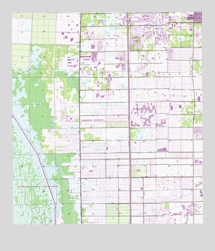 Greenacres City, FL USGS Topographic Map