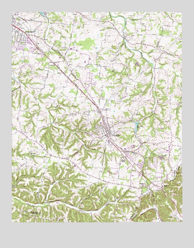 Greenbrier, TN USGS Topographic Map