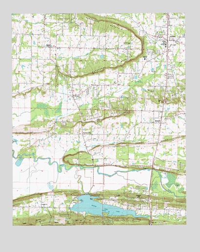 Greenbrier, AR USGS Topographic Map