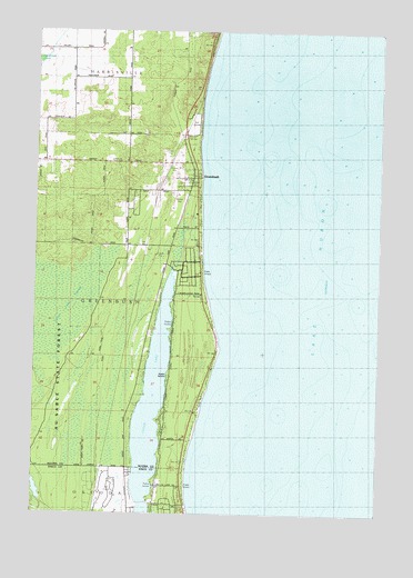 Greenbush, MI USGS Topographic Map