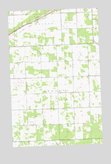 Greenbush NE, MN USGS Topographic Map