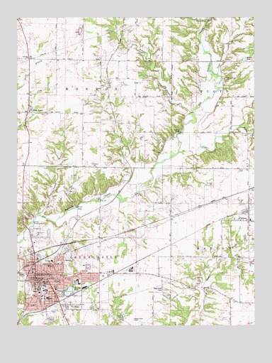 Greencastle, IN USGS Topographic Map