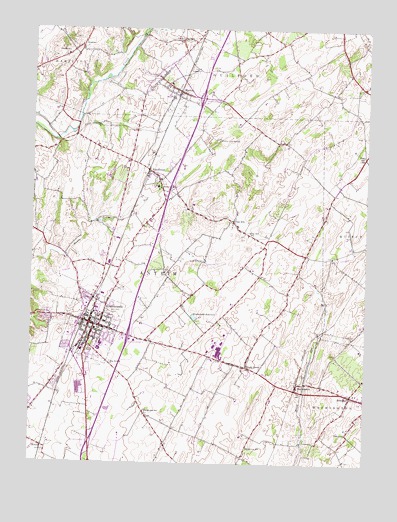 Greencastle, PA USGS Topographic Map