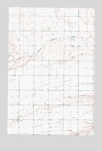 Greenfield, MT USGS Topographic Map