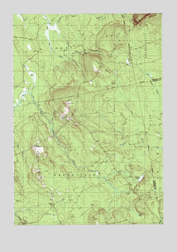Greenfield, ME USGS Topographic Map