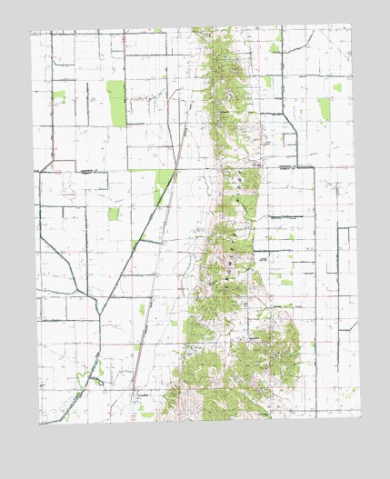 Greenfield, AR USGS Topographic Map