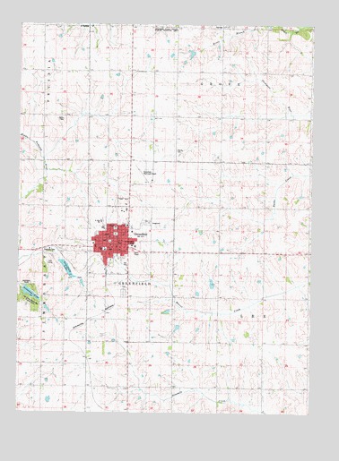 Greenfield, IA USGS Topographic Map