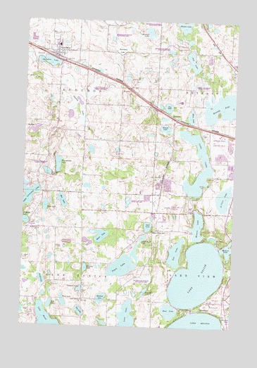 Audubon, MN USGS Topographic Map