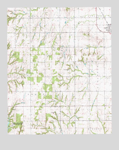 Greenfield, OK USGS Topographic Map