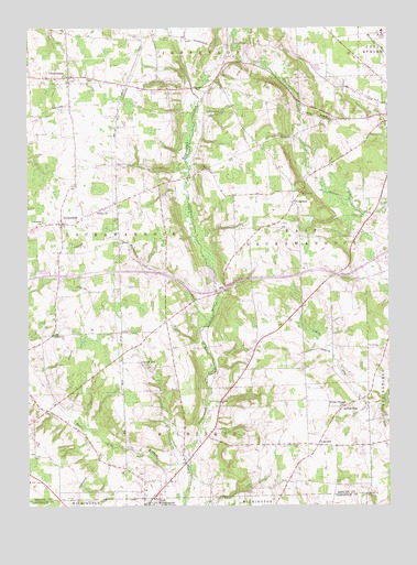 Greenfield, PA USGS Topographic Map