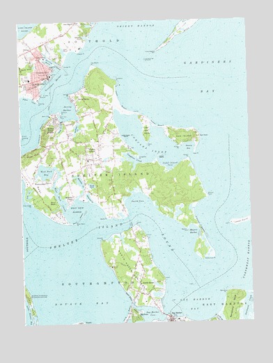 Greenport, NY USGS Topographic Map
