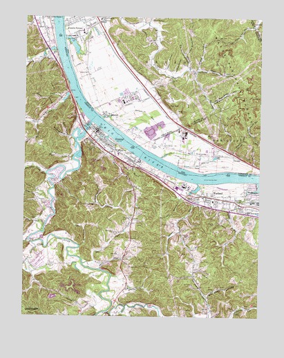 Greenup, KY USGS Topographic Map