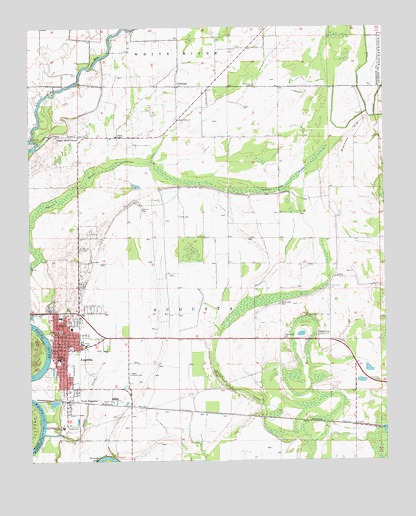 Augusta, AR USGS Topographic Map