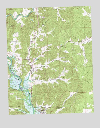 Greenville, MO USGS Topographic Map