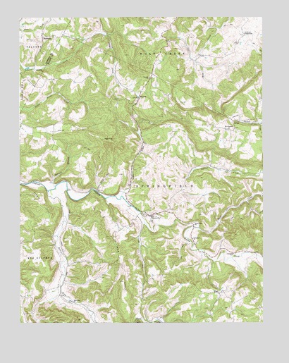 Greenville, WV USGS Topographic Map