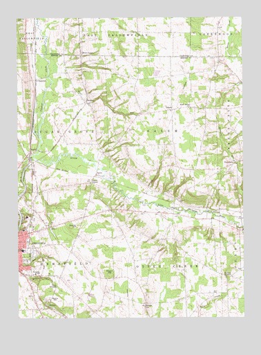 Greenville East, PA USGS Topographic Map