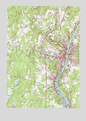 Augusta, ME USGS Topographic Map