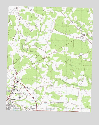 Greenville NE, NC USGS Topographic Map