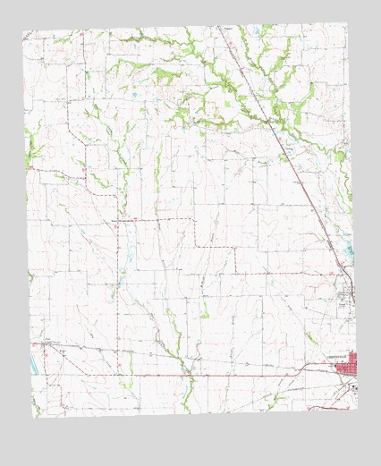 Greenville NW, TX USGS Topographic Map