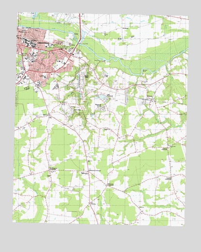 Greenville SE, NC USGS Topographic Map