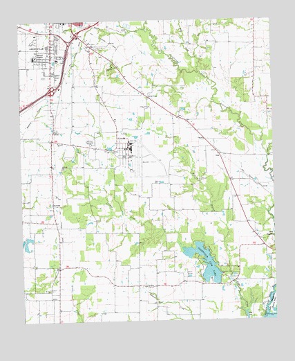 Greenville SE, TX USGS Topographic Map