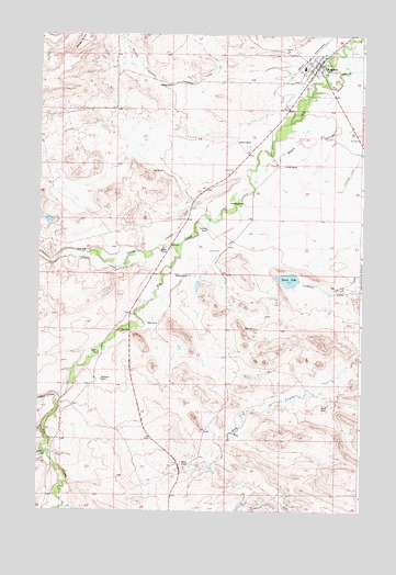 Augusta, MT USGS Topographic Map