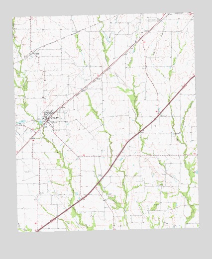 Greenville SW, TX USGS Topographic Map