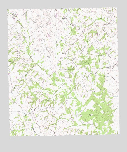 Greenvine, TX USGS Topographic Map