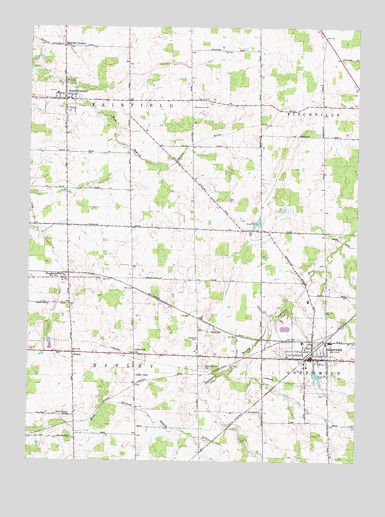 Greenwich, OH USGS Topographic Map