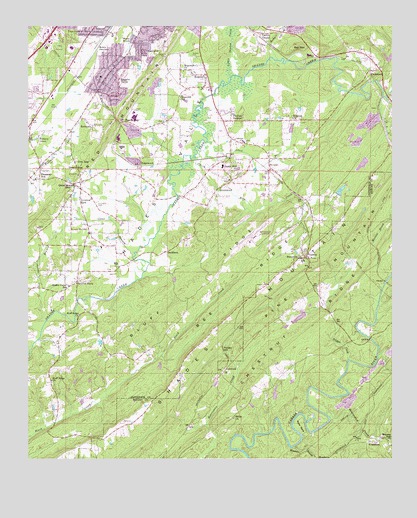 Greenwood, AL USGS Topographic Map