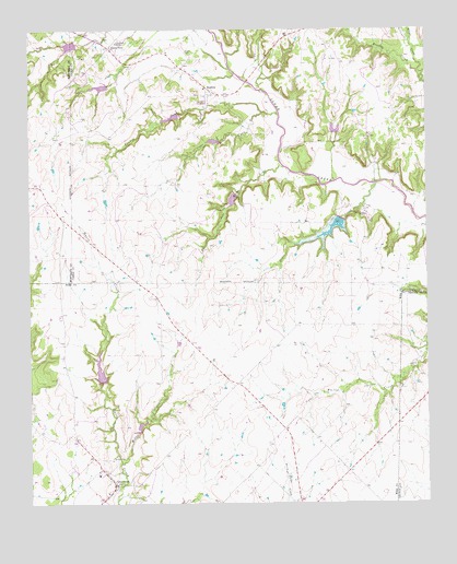 Greenwood, TX USGS Topographic Map