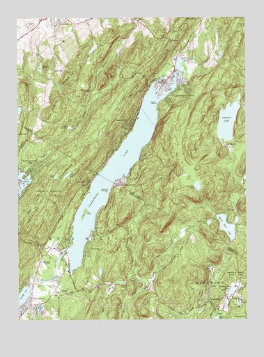 Greenwood Lake, NY USGS Topographic Map