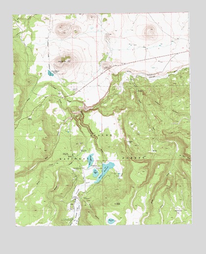 Greer, AZ USGS Topographic Map