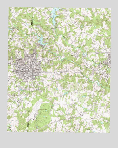 Greer, SC USGS Topographic Map