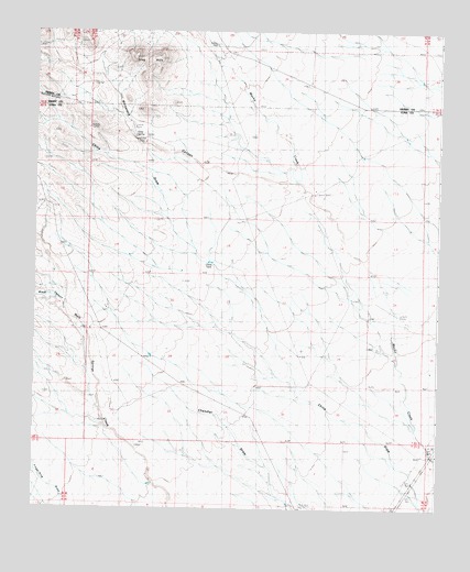 Greg Hills, NM USGS Topographic Map
