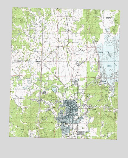 Grenada, MS USGS Topographic Map