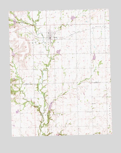 Grenola, KS USGS Topographic Map