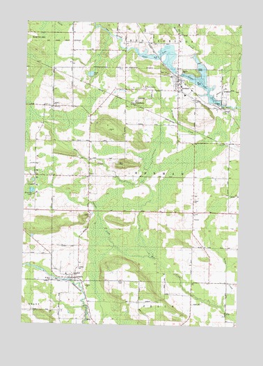 Gresham, WI USGS Topographic Map