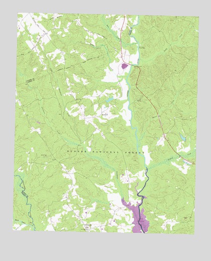 Greshamville, GA USGS Topographic Map