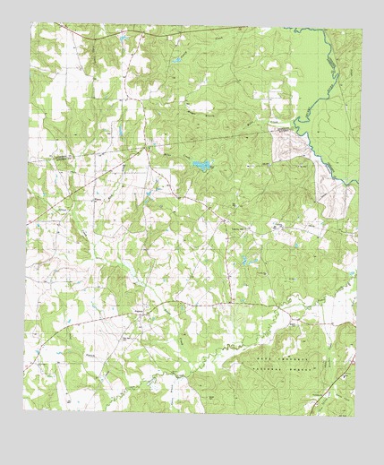 Augusta, TX USGS Topographic Map