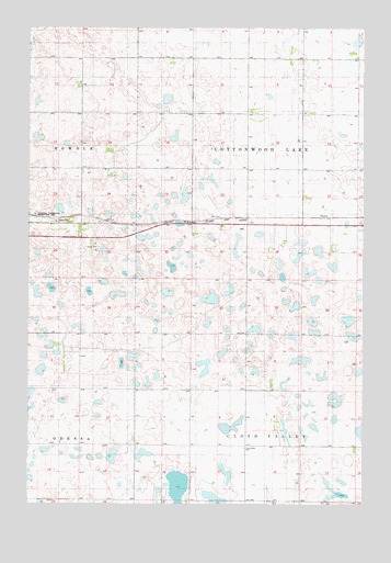 Gretna, SD USGS Topographic Map