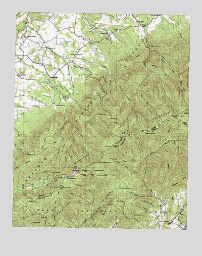 Greystone, TN USGS Topographic Map