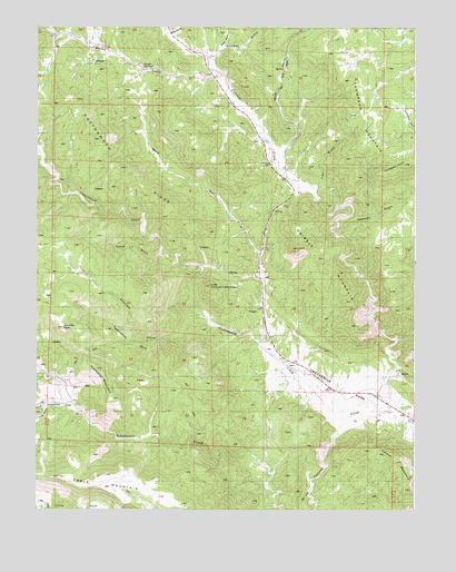 Gribble Mountain, CO USGS Topographic Map